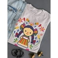 thumbnail image 3 of Cute Doll T-Shirt Women -Smartprints Designs, Female XX-Large, 3 of 4