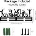 thumbnail image 3 of Gymnastics Medals Holder Gymnastics Medal Hanger Display Women's Gymnastic Sports Medals Hanger Rack Metal Holder Ribbon Display, 3 of 7
