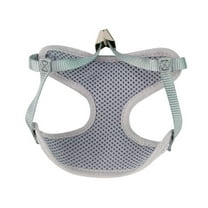LOLIPPYY Adjustable Grey Polyester Cat Harness with Bowknot Vest Design for Comfortable Pet Use 2.5kg to 10kg