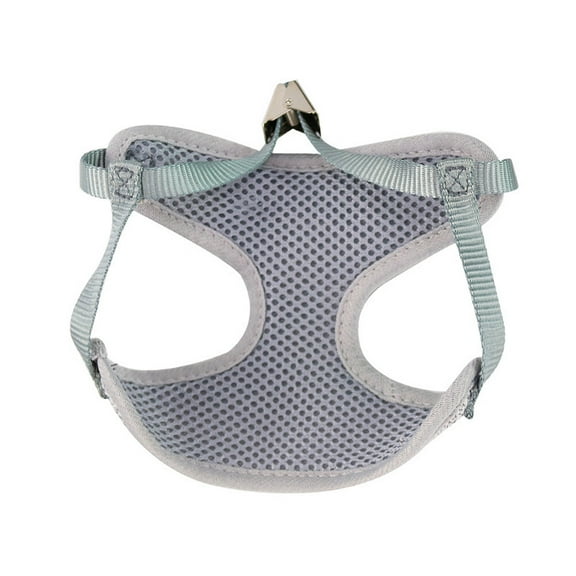 LOLIPPYY Adjustable Grey Polyester Cat Harness with Bowknot Vest Design for Comfortable Pet Use 2.5kg to 10kg