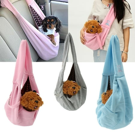 Small Dog Carrier Bags Small Pet Dog Cat Puppy Carrier Portable Soft Sling Bag Single Shoulder Bag Handbag Travel Tote Carry Pouch Cotton ()