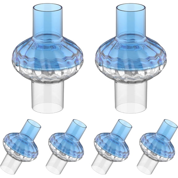 6PCs CPAP Filters for & BiPAP, Redesigned Inline Without Airflow Resistance, Improved Filtration Efficency Providing Cleaner Airflow, Compatible with Most Tubing Machines