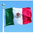 thumbnail image 2 of Diseño de bandera nacional mexicana 3'x5' Bandera de México Poliéster Otros, 2 of 5