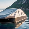 thumbnail image 4 of ASKMZ Boat Cover, 800D Oxford, Heavy Duty Waterproof, UV resistant, snap-on buckle., 4 of 10