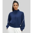thumbnail image 4 of Female Fleece Full Zip Up Jacket Whale Blue XL, 4 of 10