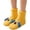 Yellow, variant on FAIOROI Womens Fuzzy Socks Cute 3D Dog Cartoon Winter Warm Soft Plush Slipper Socks Christmas Gift Red Free Size