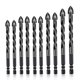 thumbnail image 1 of Broca Brocas de mampostería 10PCS para azulejos, ladrillos, vidrio, plástico, porcelana, mármol, madera, cerámica, espejo de pared con 5 6 8 10 12 mm negro, 1 of 8