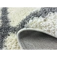 thumbnail image 4 of Moroccan Trellis Shag Area Rug Rugs New Shaggy Collection (Ivory, 4'x5'3"), 4 of 4
