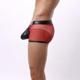 thumbnail image 5 of Clearance Pants for Men Men's Transparent Mesh Underwear Briefs Red 10(XL), 5 of 8