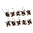 thumbnail image 3 of 10 llaveros de la suerte, regalo retro, joyería, llavero, colgante, regalo para mujeres y hombres. Plata, 3 of 9