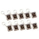 thumbnail image 3 of 10 llaveros de la suerte, regalo retro, joyería, llavero, colgante, regalo para mujeres y hombres. Plata, 3 of 9