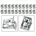 thumbnail image 5 of 25 Pcs Metal Fastener Clips 1/2" X 5/8" Car Retainer Moulding Trim Accessories, 5 of 11