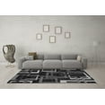 thumbnail image 3 of Ahgly Company Indoor Round Oriental Gray Modern Area Rugs, 5' Round, 3 of 4