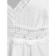 thumbnail image 3 of Top Sin Mangas Encaje Cuello V Talla Extra Rosegal  Camisetas sin mangas de talla grande, 3 of 5