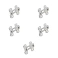 thumbnail image 1 of Eigraketly Stainless Steel Catch Door Multi-functional Lock Household Locks Wardrobe Cupboard Furniture Slide Sliding Type2 NO2, 1 of 6