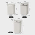 thumbnail image 6 of sunsanly 12/14/16L Smart Trash Can with Lid Automatic Sensor Battery Operated Living Room Kitchen Bathroom Household Waste Rubbish Garbage Storage Bin, 6 of 8
