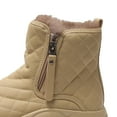 thumbnail image 6 of Women's Winter Snow Boots Anti Slip Warm Lined Fashion Waterproof Zipper Thick Soled Comfortable for Trail Hiker Hiking Winter Ladies , Khaki, 39, 6 of 8