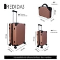 thumbnail image 2 of Set De 3 Maletas Viaje Maleta Grande 20 Kg Y Chica 10 Kg Cabina Avion, 2 of 5