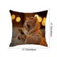 thumbnail image 3 of CaiYueKe Modern Linen Pillow Cover 45x45cm - Cute Animal Print Washable Decorative Cushion Case with Zipper for Living Room Bedroom Sofa Chair Home Decor, Cozy Soft Throw Pillow Slipcover, 3 of 7