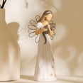 thumbnail image 1 of Statue Commémorative d'Ange Chat, Cadeau d'Amitié pour Amoureuse des Chats, Femmes, 6.7 Pouces, Souvenir de Perte d'Animaux, Figure Sculptée en Résine Peinte à la Main, 1 of 8