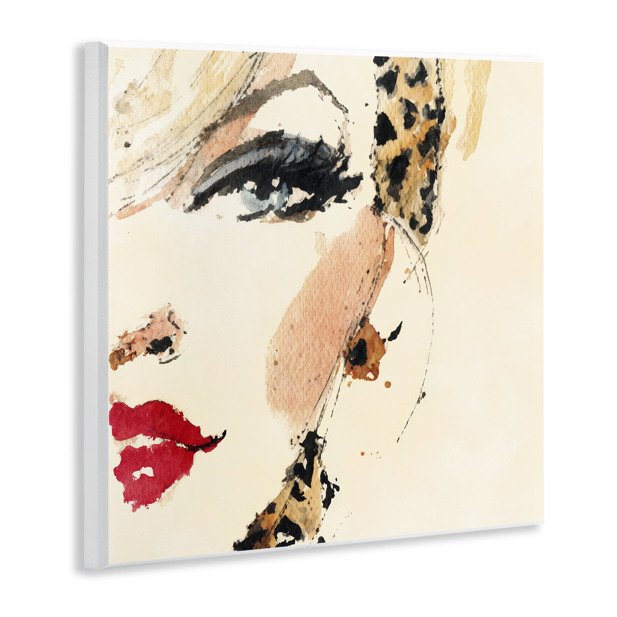 Stupell Industries Crimson Enigma Lipstick Wall Plaque Art, design by Svetlana Aleynikova