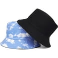 thumbnail image 4 of CoCopeaunts Women Tie Dye Bucket Hat Reversible Street Hip Hop Outdoor Men Fisherman Hat for Summer Travel Anti-Ultraviolet, 4 of 8