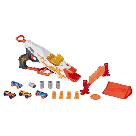 UPC 630509687305 product image for DoubleClutch Inferno Nerf Nitro Toy Includes Blaster, 4 Foam Body Cars, Double R | upcitemdb.com
