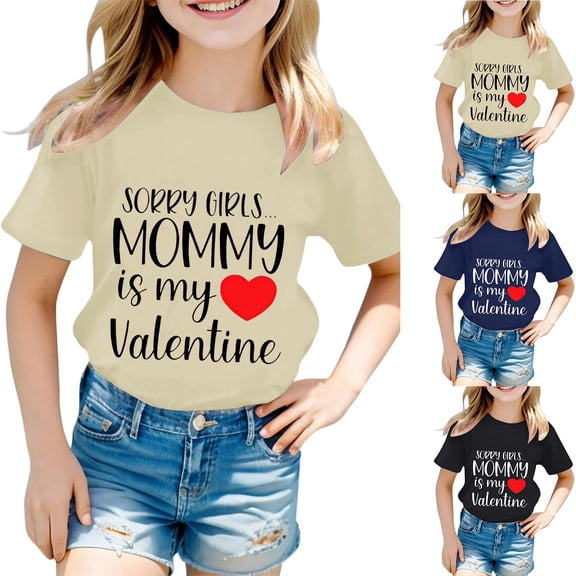 Girls Summer Tops 10-12 Crewneck T-Shirt Short Sleeve Blouse Tops Relaxed Fit School Shirts for Girls Size 12 Dressy Girl Clothes Outifit