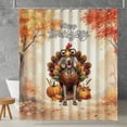 thumbnail image 2 of Happy Thanksgiving Weimaraner Turkey Costume Pumpkins Autumn Leaves Shower Curtain Weim Gray Ghost Dog Lover Waterproof Bathroom Bathtub Curtain - 130144, 2 of 5