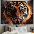 thumbnail image 2 of Patifu Tiger Tapestry Wall Hanging Unique Style Graphic Tapestries for Home Wall Decor Living Room Bedroom Dorm 40x30inch, 2 of 6