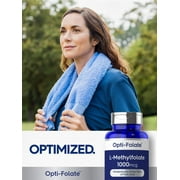 L Methylfolate 1000mcg | 200 Capsules | Methyl Folate 5-MTHF | by Opti-Folate