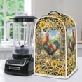 thumbnail image 5 of HELLHERO Rooster and Sunflower Pattern There is only one dust cover Dust Cover for Blender Protection Polyester Kitchen Blender Dust Cover, 5 of 6