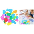 thumbnail image 3 of Pegatinas de espuma de colores surtidos para hacer álbumes de recortes y tarjetas de felicitación para niños pequeños 34 piezas corazones, 3 of 6