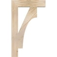 thumbnail image 3 of Ekena Millwork 3 1/2"W x 18"D x 30"H Westlake Block Smooth Bracket, Douglas Fir, 3 of 4