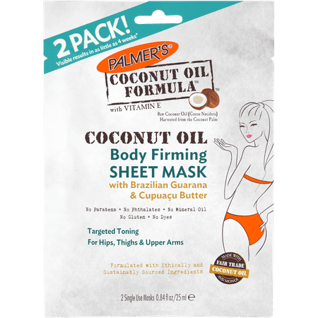 Palmer's Coconut Oil Formula Firming Body Sheet Mask .84 fl. oz.
