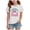 D3-White, variant on sdbrld Girls' Tees Tops, Kids Christmas Gifts Short Sleeved Cute Graphic Shirts for Holiday Clothing Sky Blue Sizes 7-8 Years