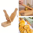thumbnail image 6 of Wooden Tostonera Plantain Banana Smasher Maker Green Plantains Smasher, 6 of 7