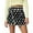 hwj# Black397, variant on Huowey Fashionable Women'S Mini Skorts Side High Waist Floral Print Relaxed Bodycon Flowy Short Skirts With Belt Stylish A-Line Athletic Tennis Streetwear,Black,M
