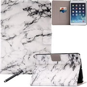 NewShine iPad Mini Case, iPad Mini 2 Case, iPad Mini 3 Case, Auto Wake Up/Sleep Ultra Slim Synthetic Leather Flip Folio Smart Wallet Cover for 7.9 inch Apple iPad Mini 3/2/1 (1 New Marble)