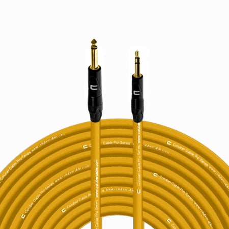 Coluber Cable 1/4" TS Male to 3.5 TRS Male - Pro 3-Pin Microphone Connector