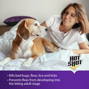 Hot Shot HG-95911 Bedbug & Flea Fogger, Aerosol, 2-3/2-Ounce — Residential Use, Standard Application