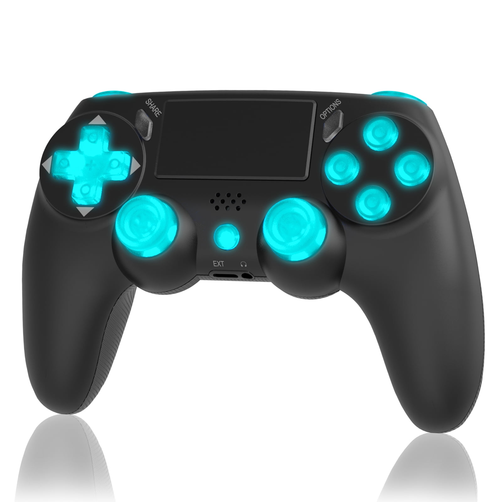 Wireless Controller Dual Vibration Game Joystick Controller for PS4/  Slim/Pro Compatible with PS4 Console (Gold) - Walmart.com