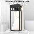 thumbnail image 5 of Designed for Goggle Pixel 8 Pro Case Clear,Shockproof Protection TPU Soft Bumper Military Grade Drop Hard PC Back Protective Slim Phone Crystal Case Cover for Pixel 8 Pro 6.7 inch – Black+Clear, 5 of 14