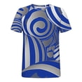 thumbnail image 4 of Wancir Chemises pour Hommes en Solde Mode Décontractée Imprimé Sport Manches Courtes Col Rond Blouses Chemises, 4 of 4