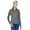 BLACK HEATHER, variant on Ladies Cool & Dry Heathered Performance Quarter-Zip-8618W