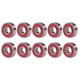 thumbnail image 1 of 10pcs 608rs ABEC-9 Cojinete de bolas Scooter Cojinetes de ranura profunda en miniatura (Rojo) Tmvgtek Libre de BPA, 1 of 9