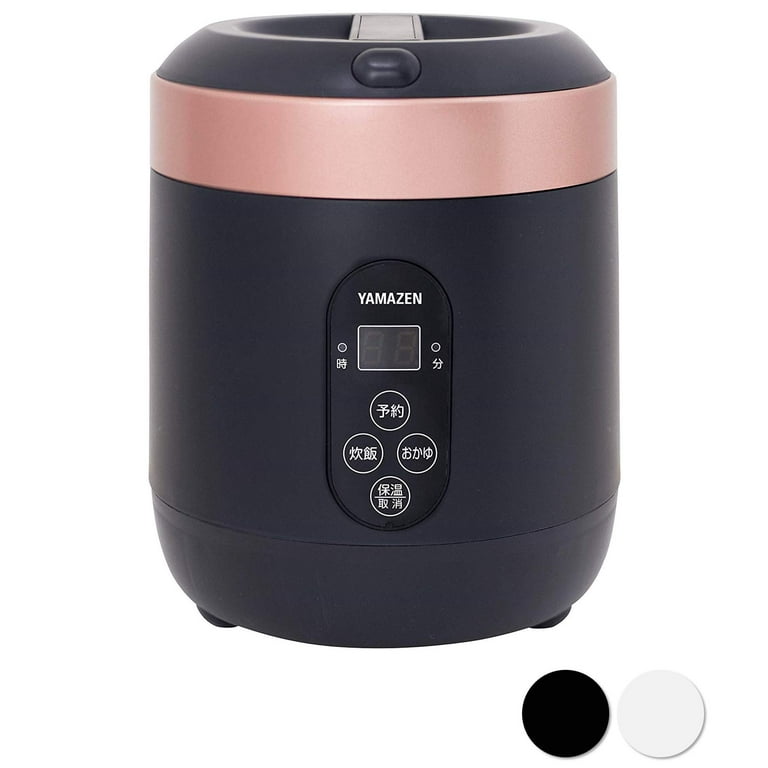 Yamazen] rice cooker 0.5~1.5 go For living alone Microcomputer type Small Mini  rice cooker Equipped with porridge mode Keep warm Reservation function  black YJG-M150(B) [] YJG-M150(B) 