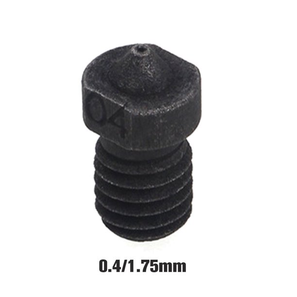 Cabezal extrusor roscado para impresora 3D Universal, boquilla de filamento de repuesto, piezas de repuesto de modificación modificada 0 6 1 75mm0 4 1 75mmPorcelana Deng Xun unisex