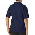 thumbnail image 2 of Ma Croix Kids Pique Polo Shirt Short Sleeve Solid Cotton Regular Fit Uniform, 2 of 6
