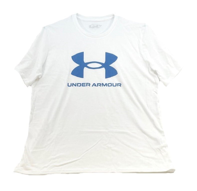 Strak Gastvrijheid Baron Under Armour Men's Sportstyle Logo Tee Loose White Short-Sleeve Shirt (M) -  Walmart.com